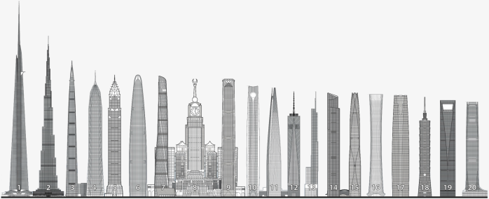 手绘世界著名建筑
