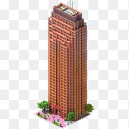 3D渲染摩天大楼建筑