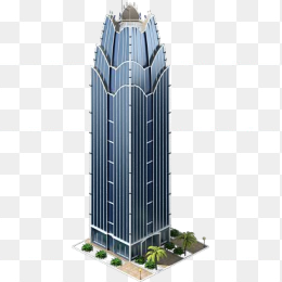 3D渲染摩天大楼建筑