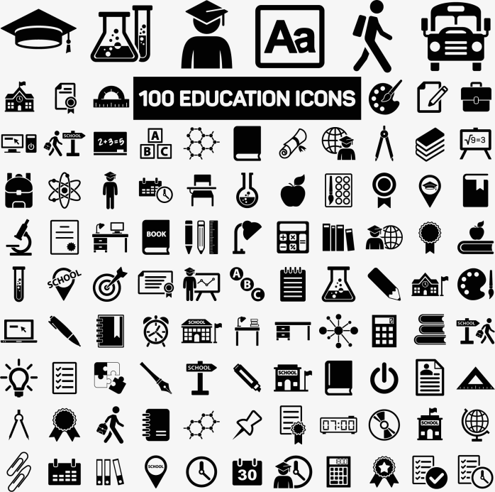 100个矢量图标专题