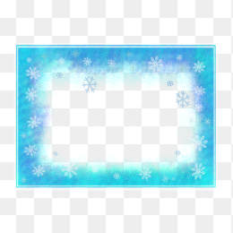 雪边框
