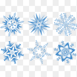 矢量雪花图标