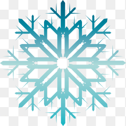 矢量雪花图案