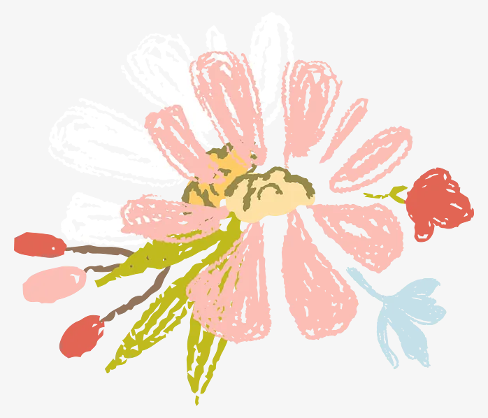 花朵文艺手绘