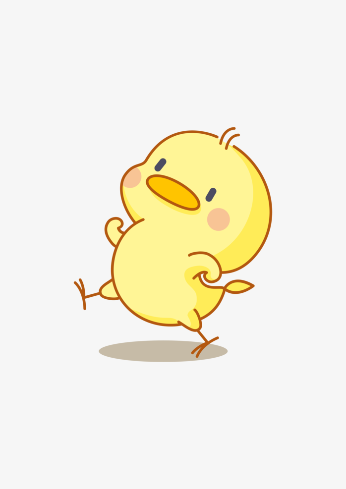 可爱小黄鸡