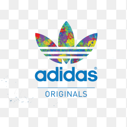彩色阿迪达斯标志