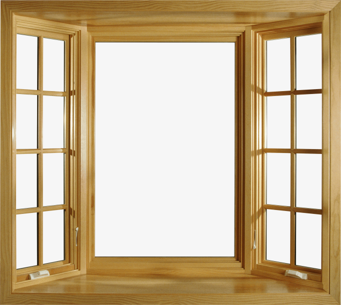 木头窗户PNG元素