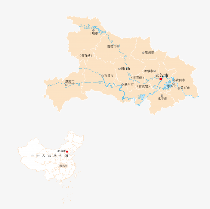 湖北省地图