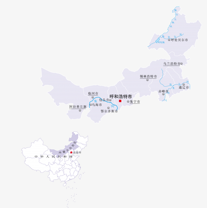 内蒙古地图