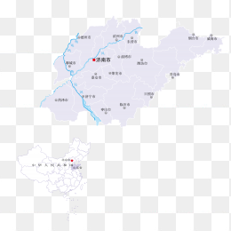 高清山东省地图