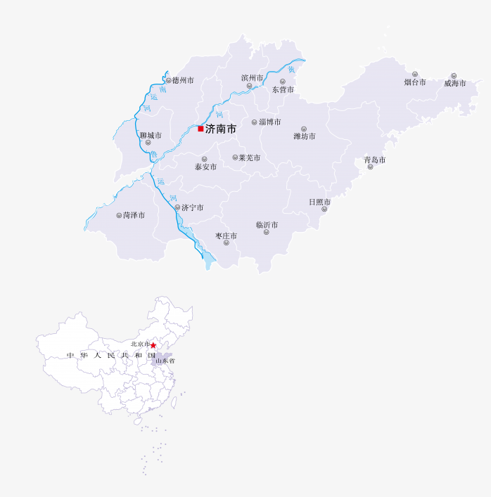 高清山东省地图