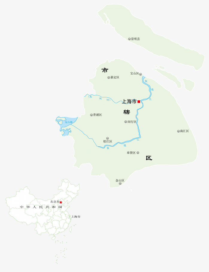 高清上海市地图