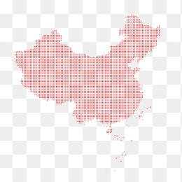快图网独家原创点阵中国地图