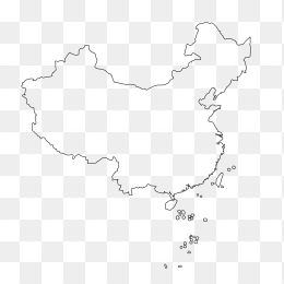 快图网独家原创矢量中国地图轮阔