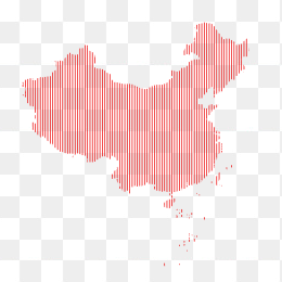 快图网独家原创竖线中国地图
