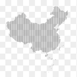 快图网独家原创竖线中国地图