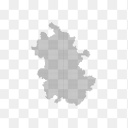 快图网原创点阵安徽地图