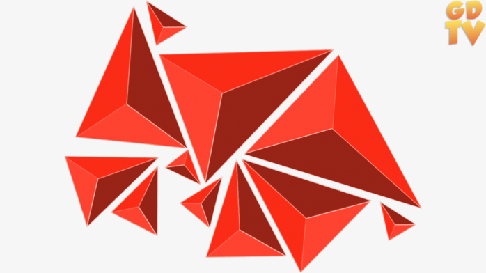 三角形立体图案