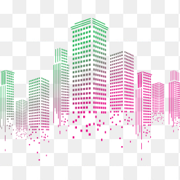 矢量城市剪影