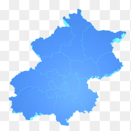 立体北京市地图
