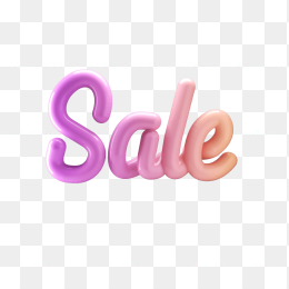 3D促销SALE字体