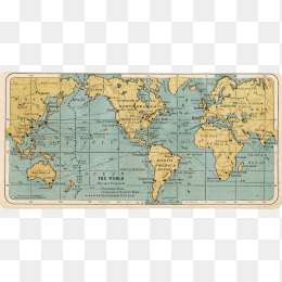 复古世界地图