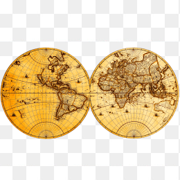 复古世界地图
