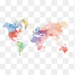 水墨世界地图