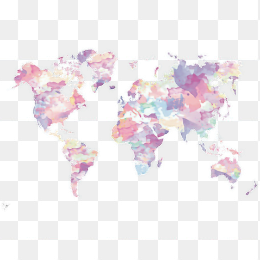 彩色世界地图