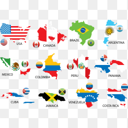 国旗地图