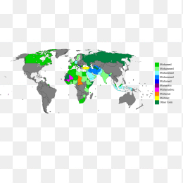 彩色世界地图