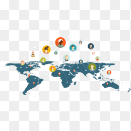 商务世界地图