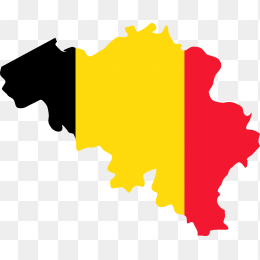 比利时国旗地图