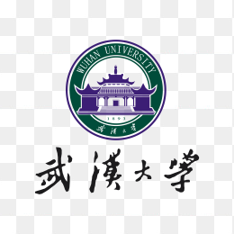 高清武汉大学logo