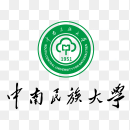 高清中南民族大学logo