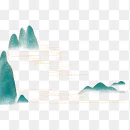 手绘中国风山水画