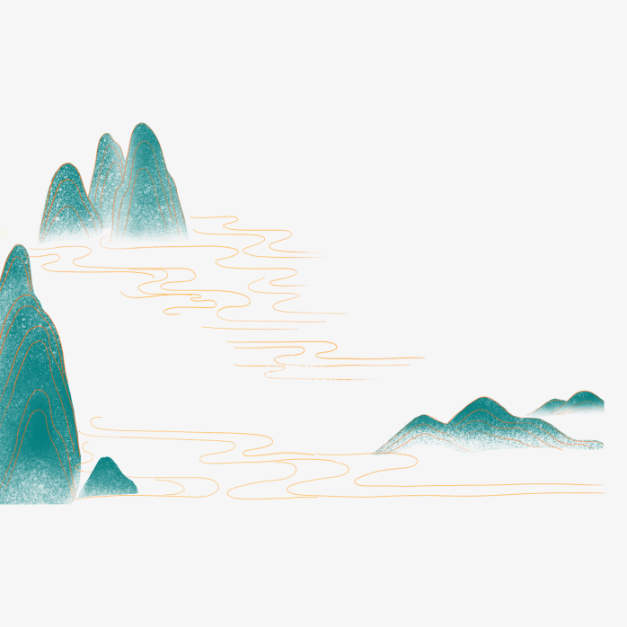手绘中国风山水画