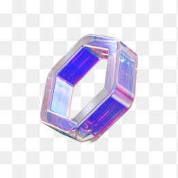 3D漂浮立体几何元素