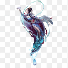 唯美嫦娥美女素材