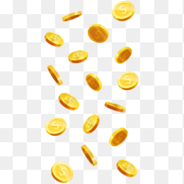 金币漂浮素材