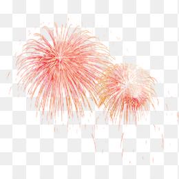 红色烟花漂浮素材