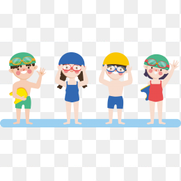 游泳小孩