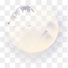 中国风水墨山水画边框