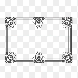 欧式边框花纹