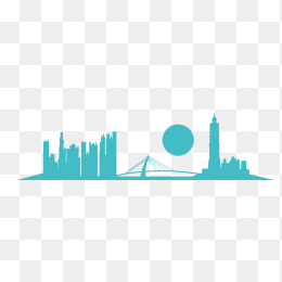 矢量台湾剪影