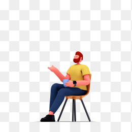 3D职场商务男人