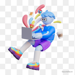3D商务人物