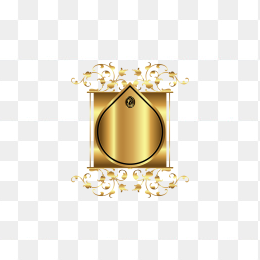 金色欧式标签