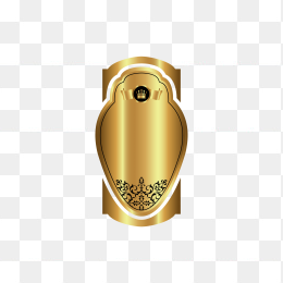 金色欧式标签