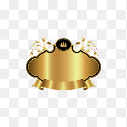 金色欧式标签